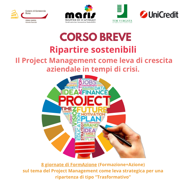 Corso breve: “Ripartire Sostenibili. Il Project Management come leva di crescita aziendale in tempi di crisi”